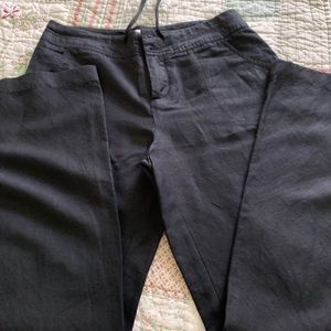 Black cotton pants
